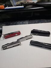 Lot Of 5 Swiss Army  Wenger Knives Switzerland Multi Tool picture
