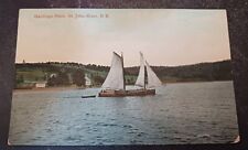 vintage postcard NEW BRUNSWICK  Harding's Point St. John  unposted old pre-linen picture