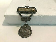 Elizabeth N.J. Old home Week Oct.6-12 1907 Executive Committee Medal ID  picture