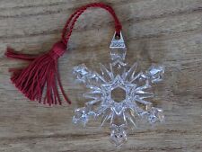  Waterford  Marquis Crystal 2004 annual snowflake ornament ~LOVELY picture