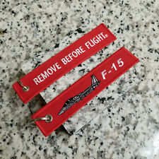 F-15 Eagle Remove Before Flight ® Keychain, Tag, Streamer picture