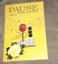 1968 Coca Cola “PAUSE FOR LIVING” Scarce  Brochure picture