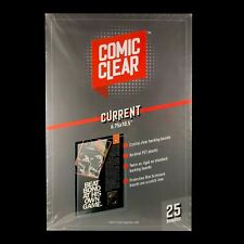 25-pack of Crystal-Clear Comic Clear Backing Boards - Current Age Size picture