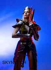 Medieval Warrior Lady Princess Of Battle Fantasy Set Female Armor Suit Halloween picture