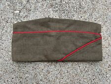 Vtg US Military Army Garrison Envelope Wool Cap Size 7⅛ 7 1/8 M-1950 Dated 1950 picture