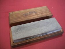 Vintage Norton Washita Oil Stone #WM-6 With Wood Box picture