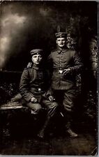 c1917 WW1 GERMAN SOLDIERS CARL ZIEGLER REAL PHOTO POSTCARD 29-140 picture