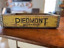 Rare Vintage Piedmont Beverages Bottle Crate picture
