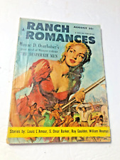 RANCH ROMANCES, Western Pulp magazine, January 1960, Vol 212 No 3, Louis L'amour picture