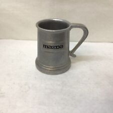 Vintage Mazda Beer Mug Die-Cast Pewter Made in USA Wilton Advertising Stein Cup picture