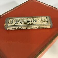 ANTIQUE, UNOPENED PACK OF FIVE STICKS OF Wrigley's PEPSIN Chewing Gum~circa1906 picture