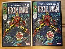 Iron Man #1 (2020) Marvel Shattered Variant 2 Copies (1 SIGNED) picture