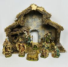 10 Piece Vintage Nativity Set 18
