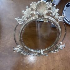 Vintage Silverstri Vanity Mirror Silverplate Is Showing Signs Of Ware 14”x11” picture
