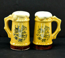 Vintage Knoxville Zoo Beer Mug Stein Figural Salt And Pepper Shakers picture
