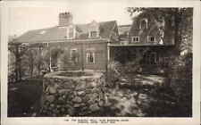 Ipswich Massachusetts MA Old Burnham House Wishing Well Real Photo PC picture