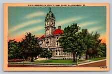 Vintage Postcard: Harrisonburg Virginia VA Rockingham County Court House picture