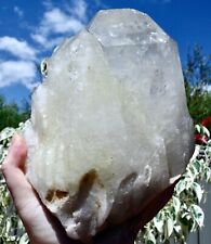 Huge 2.78kgs/ 6.12lbs Natural Icy Etched Clear Quartz Crystal Specimen Zambia ✨ picture