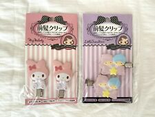 Sanrio Japan Import My Melody Little Twin Stars 4pc Set Hairpin Hairclip Kawaii picture