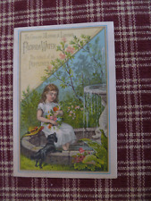 Perfume-Florida Water-1880 Trade card-Providence R.I.-George Claflin Druggist picture