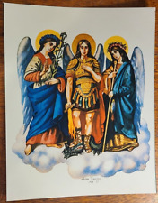 3 Arch Angels - by Josyp Terelya - Christian Religious Print 8 x 10 picture