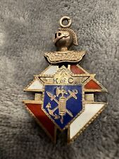 Rare Double Sided Antique Knights Of Columbus Fob / Pendant picture