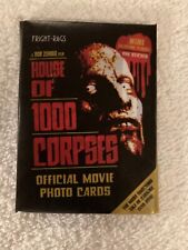 Fright Rags House of 1000 Corpses 1 Unopened Wax Pack Rare Rob Zombie HALLOWEEN picture
