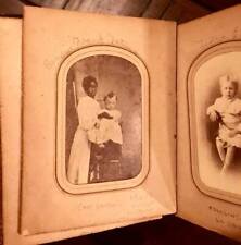 Southern Album & 44 Photos Many ID's + Civil War CSA Vet Murder Black Girl 1860s picture