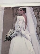 Vintage 80's Vogue Bridal Pattern #1983 Wedding Gown Bridesmaid Slip, Uncut  picture