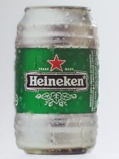 Vtg Heineken Beer Keg Can Shaped Metal Tin Sign 20x11 Embossed Man Cave Bar Cool picture