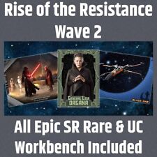 Topps Star Wars Card Trader Rise of the Resistance Wave 2 All Epic/SR/R/UC + WB picture