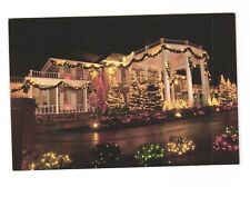 Twitty City Hendersonville TN Conway Twitty Mansion Holiday Decorations Postcard picture