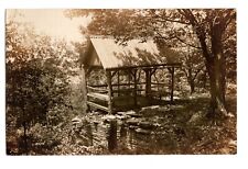 RPPC Real Photo Postcard - Shelter at an unknown scenic overlook picture
