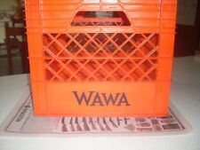 Vintage WAWA Milk Crate Historic Black LOGO Heavy Duty  13