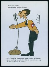 dd Anti Hitler caricature WWII ww2 war anti nazi original 1940s postcard picture