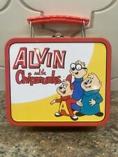 Vintage 1997 Alvin and the Chipmunks Mini Lunch Box tin picture