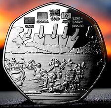 80th Anniversary D-DAY LANDINGS Silver Commemorative Coin. 1944-2024. Normandy picture