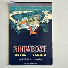 Vintage 1960s Showboat Las Vegas Casino Matchbook Cover picture