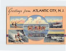 Postcard Greetings from Atlantic City New Jersey USA picture