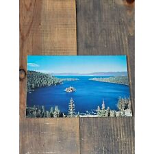 Emerald Bay Postcard Lake Tahoe Chrome Divided picture