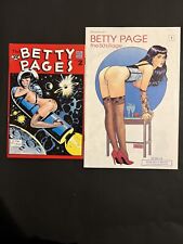 Betty Page The 50’s Rage #1 & The Betty Pages #2 ~VG/FN Pin-Up picture