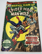 Marvel Comics Group Team-Up #37 Man-Wolf Ed Hannigan Spider-Man Vintage 1975 picture