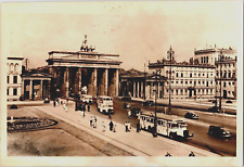 1930's RARE original photo Berlin -Berlin-Mitte, Brandenbur Gate - vehicles  5x7 picture