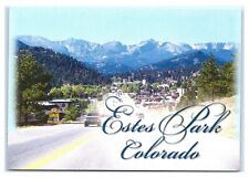 Postcard Entering Estes Park, Colorado CO M9 picture
