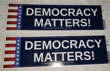 Democracy Matters Bumper Sticker, Show support for American Democracy in 2024 picture