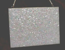 Lucite Iridescent Compact Vintage Sparkling Purse Evening Case 4