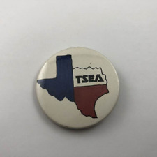 TSEA - Texas State Education Agency ~ Vintage Button Pinback picture