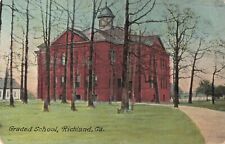 Graded School Richland Georgia GA Stewart County c1910 Postcard picture