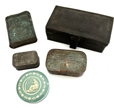 Lot of 5 Vintage Tins (Edgeworth Pipe Tobacco, Allen & Hanbury's, Etc.) picture