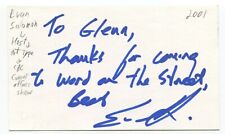 Evan Solomon Signed 3x5 Index Card Autographed Signature Reporter Host picture